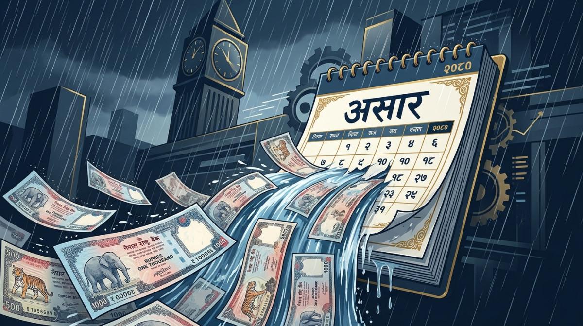 आर्थिक वर्षको अन्तिममा विकासे पैसा खर्च गर्ने परम्परालाई बालेन सरकारको पनि निरन्तरता