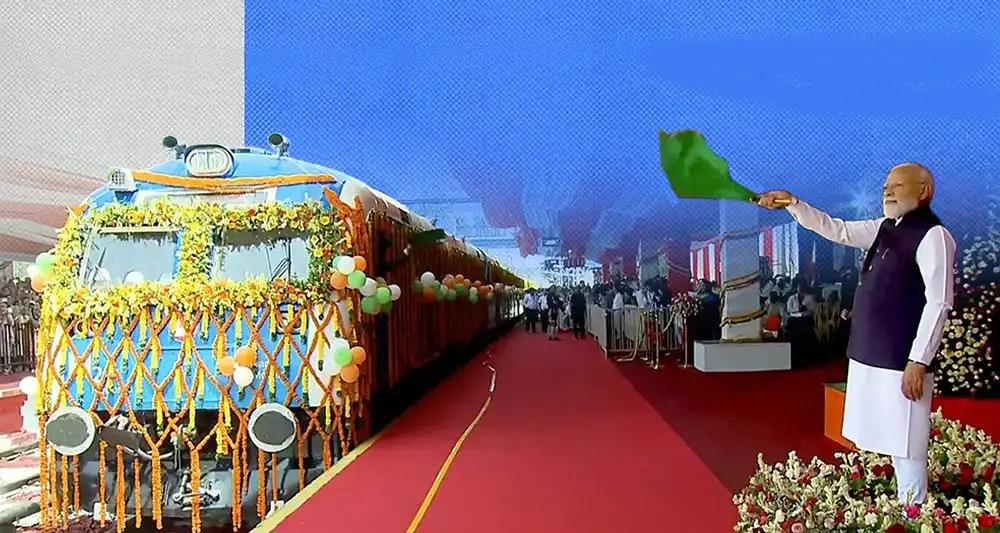 भारतमा पहिलो पटक हाइड्रोजनबाट चल्ने रेल सेवा शुरु