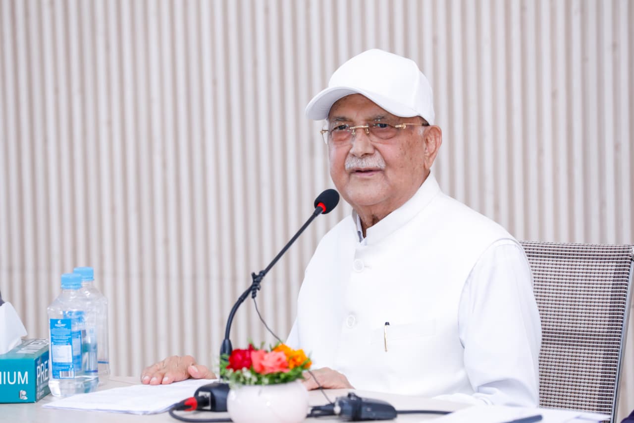वर्तमान सरकार  हिंसात्मक गतिविधिको पृष्ठभूमिमा बनेको ओलीको आरोप